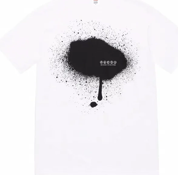Black White and S Tag XL M Undercover L TEE 0825